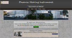 Desktop Screenshot of phoenixhearing.com.au