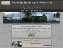 Tablet Screenshot of phoenixhearing.com.au